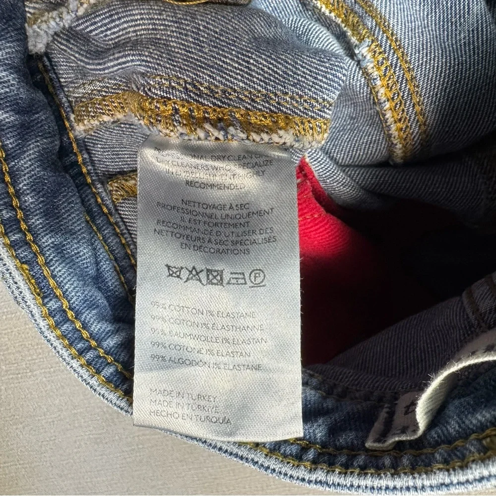 Free People We The Free Firecracker Flare Mid Stone Wash Jeans Size 27 - Picture 8 of 12